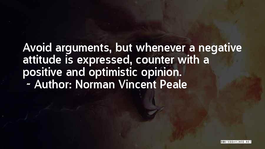 Positive And Negative Attitude Quotes By Norman Vincent Peale