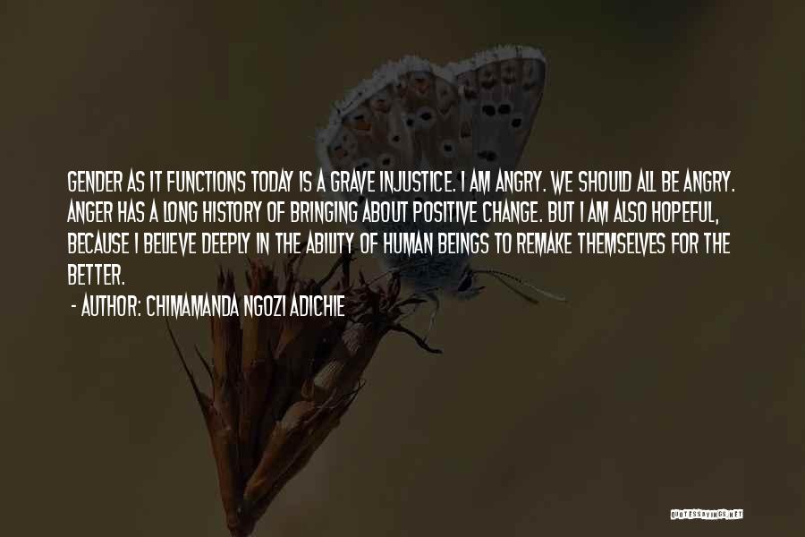 Positive Anger Quotes By Chimamanda Ngozi Adichie