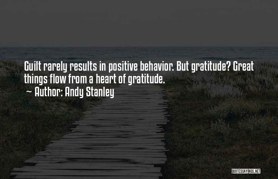 Positive Behavior Quotes By Andy Stanley