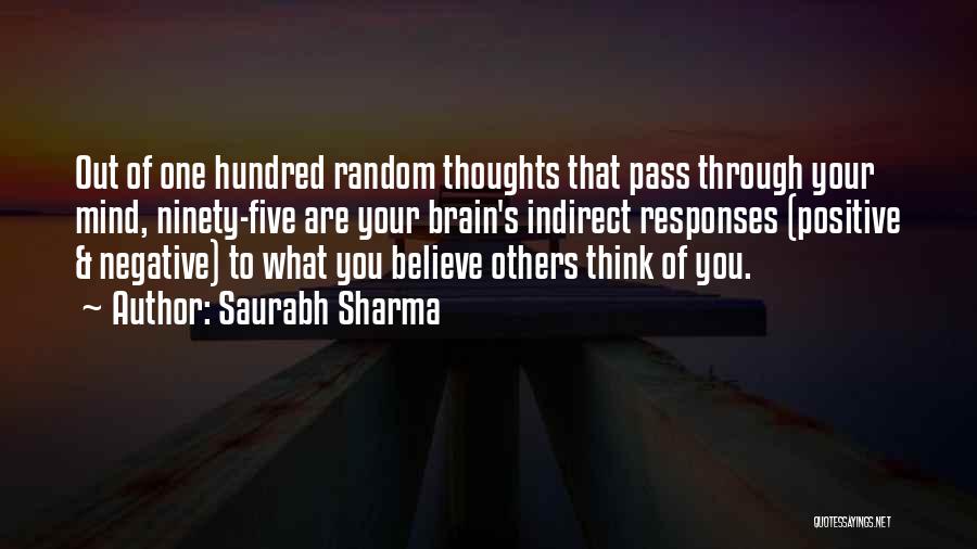 Positive Behavior Quotes By Saurabh Sharma