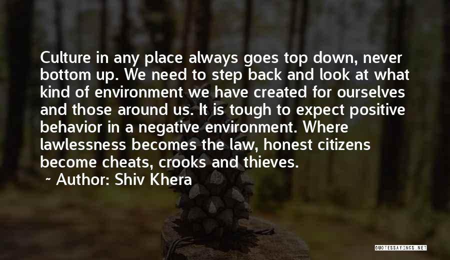Positive Behavior Quotes By Shiv Khera