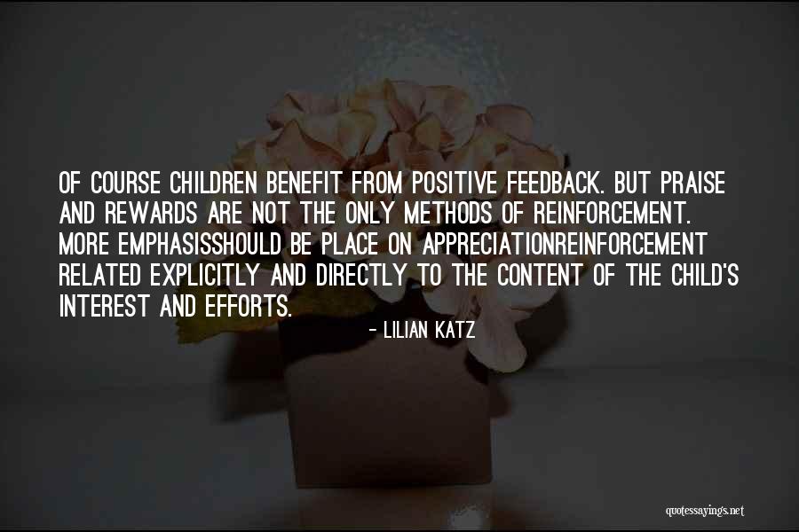 Positive Child Quotes By Lilian Katz Positive Child Quotes By Lilian Katz