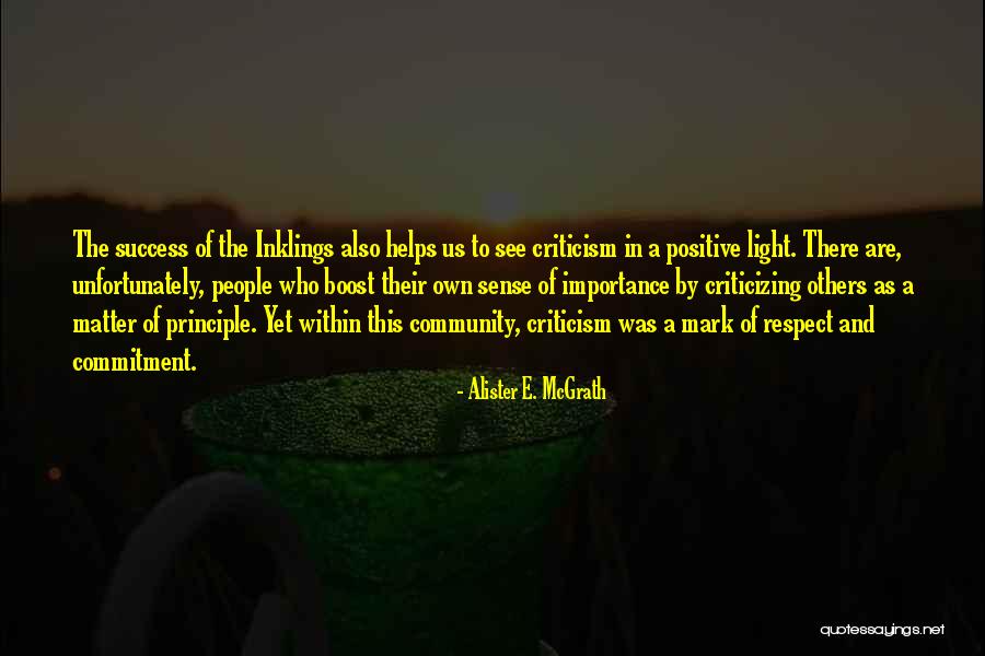 Positive Community Quotes By Alister E. McGrath Positive Community Quotes By Alister E. McGrath