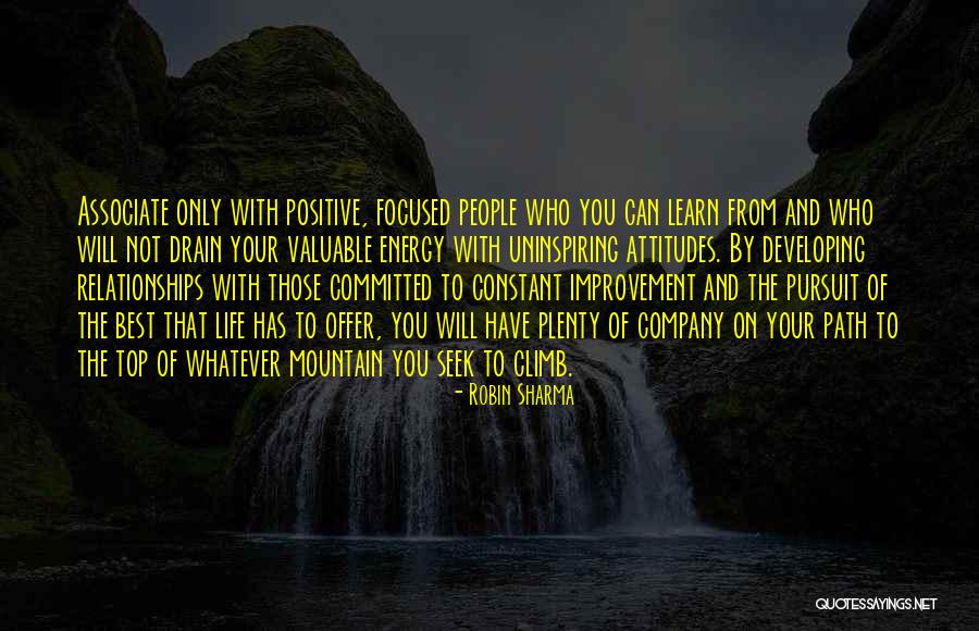 Positive Energy Quotes By Robin Sharma