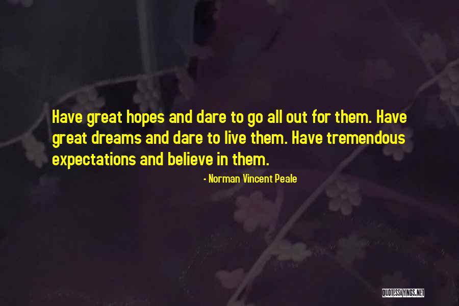 Positive Expectations Quotes By Norman Vincent Peale Positive Expectations Quotes By Norman Vincent Peale