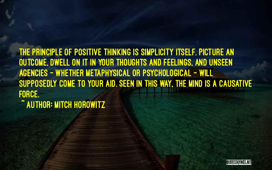 Positive Metaphysical Quotes By Mitch Horowitz