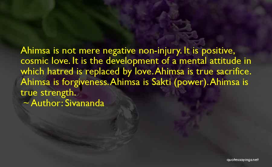 Positive Negative Attitude Quotes By Sivananda