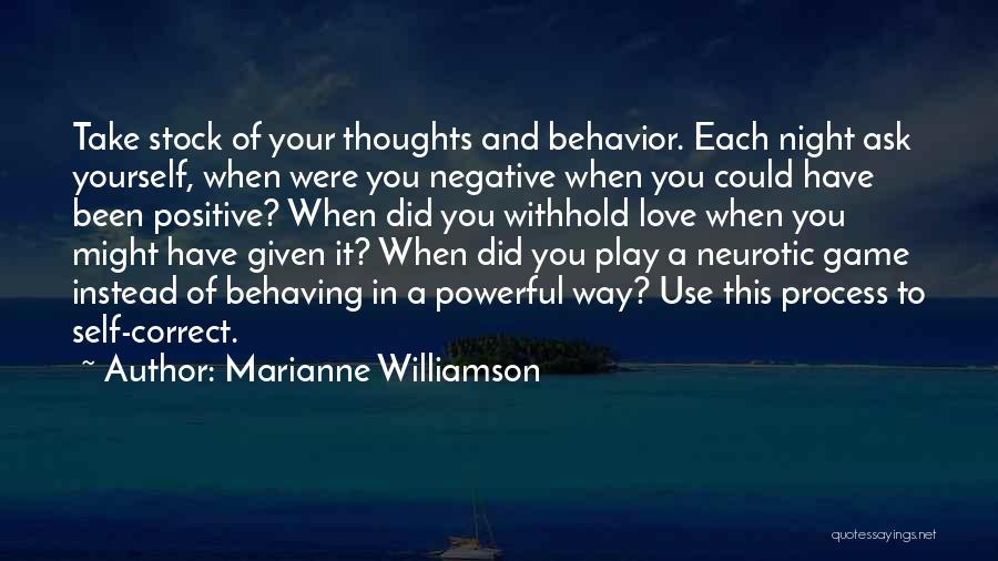 Positive Powerful Quotes By Marianne Williamson