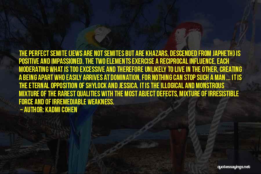 Positive Qualities Quotes By Kadmi Cohen
