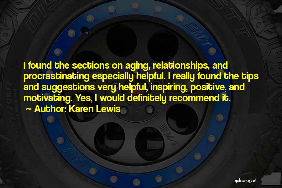 Positive Suggestions Quotes By Karen Lewis