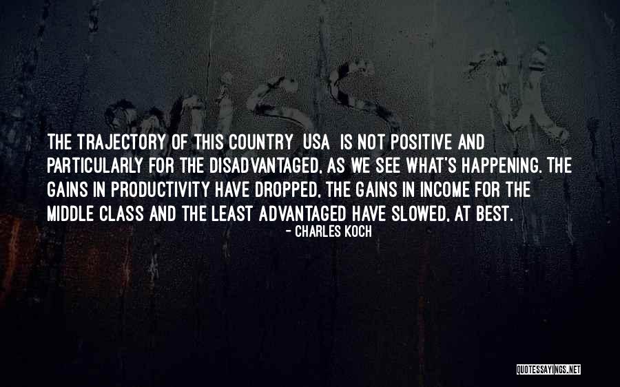 Positive Things Are Happening Quotes By Charles Koch Positive Things Are Happening Quotes By Charles Koch