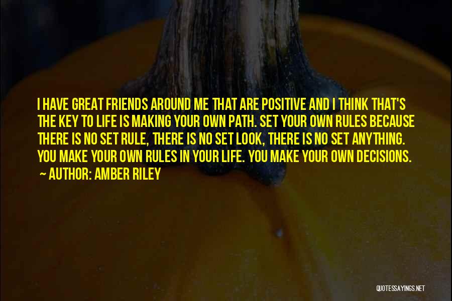Positive Think Quotes By Amber Riley