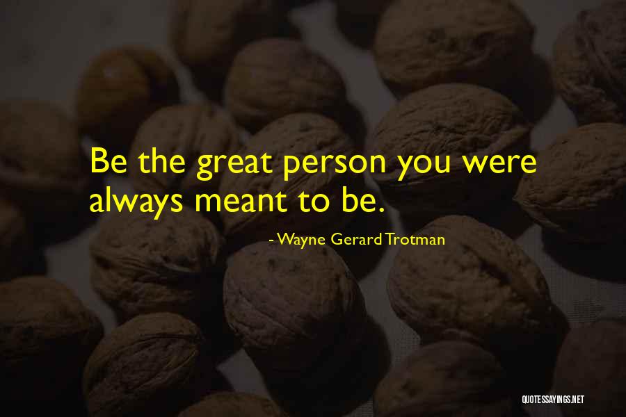 Positive Thinking Success Quotes By Wayne Gerard Trotman