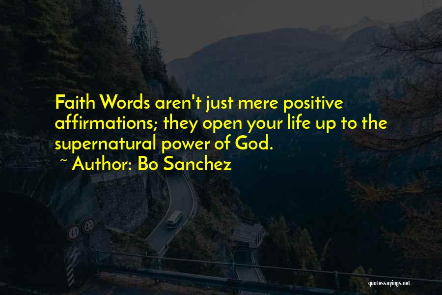 Positive Words Quotes By Bo Sanchez