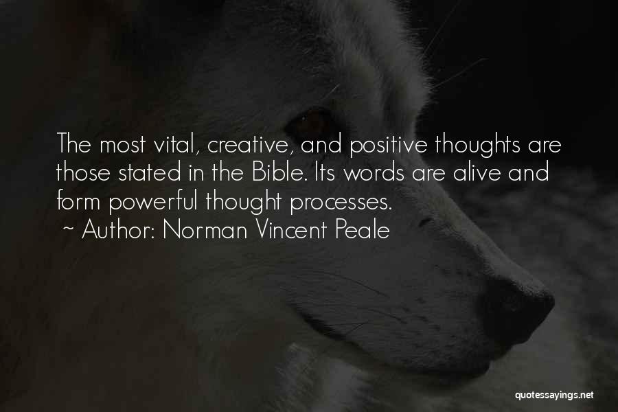 Positive Words Quotes By Norman Vincent Peale