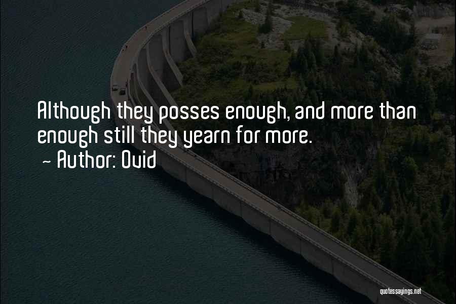 Posse Quotes By Ovid