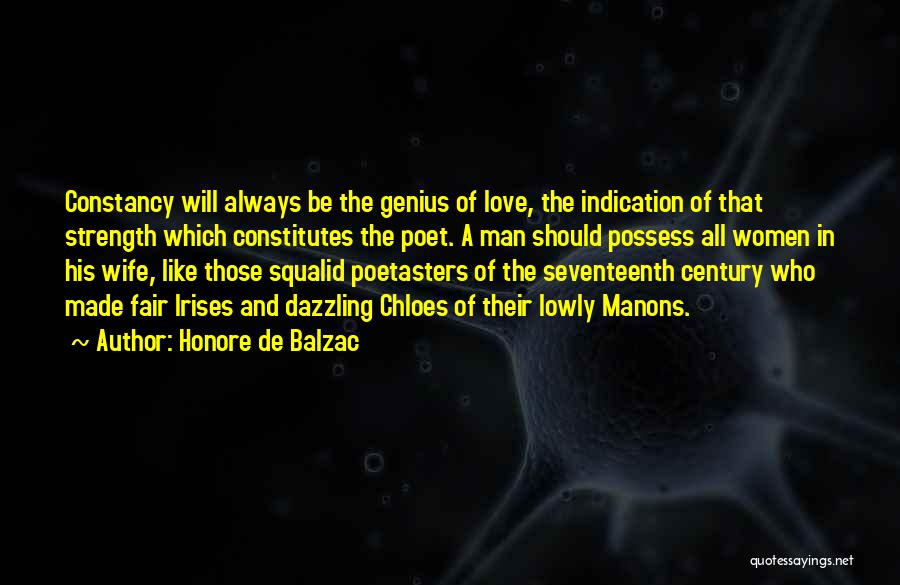 Possess Love Quotes By Honore De Balzac