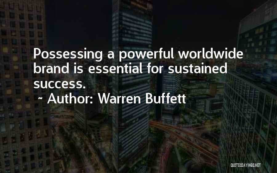 Possessing Quotes By Warren Buffett