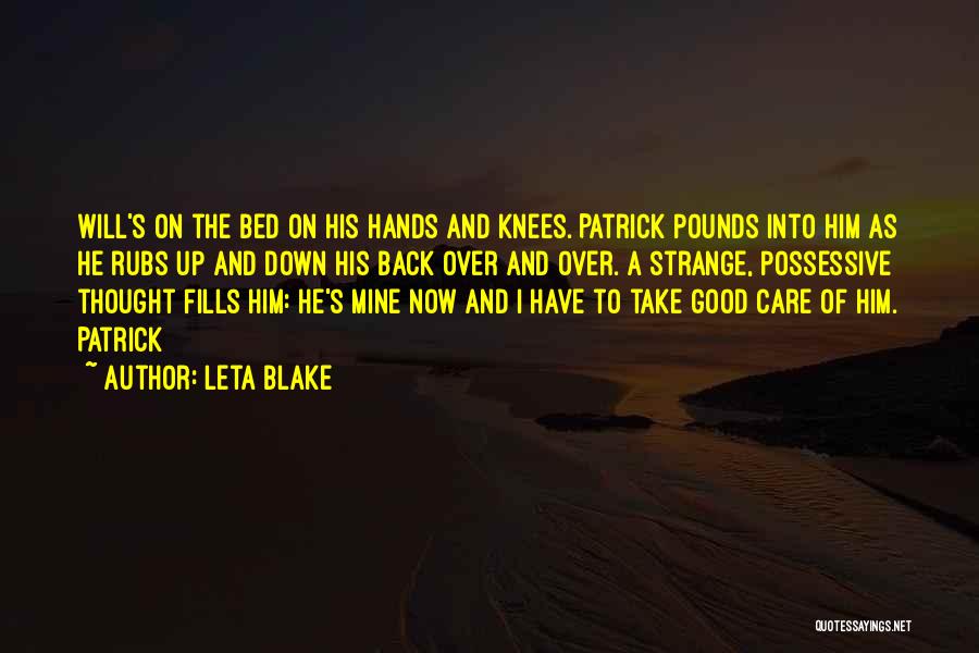 Possessive Quotes By Leta Blake