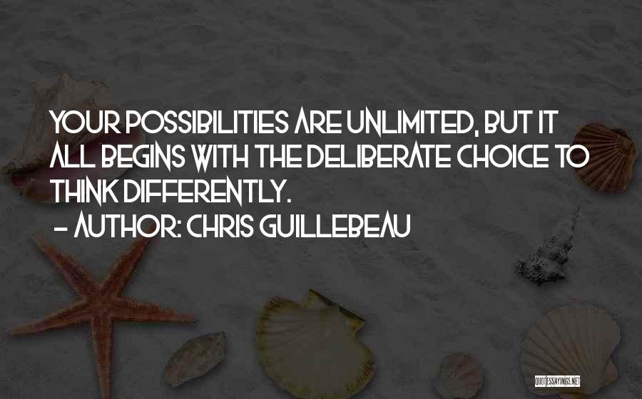 Possibility Thinking Quotes By Chris Guillebeau