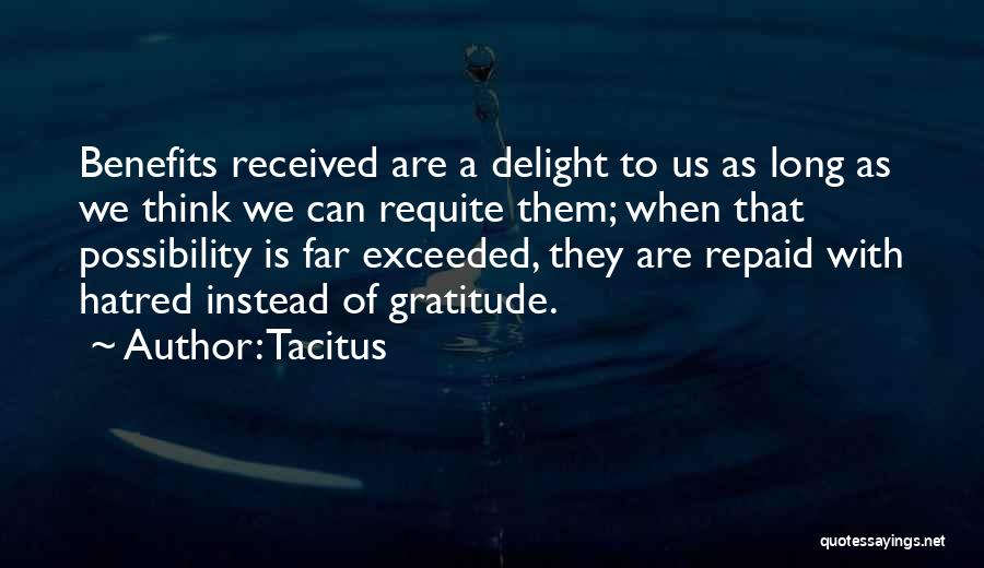 Possibility Thinking Quotes By Tacitus