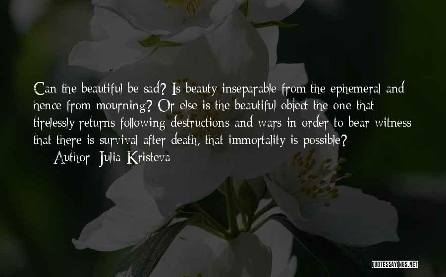 Possible Death Quotes By Julia Kristeva