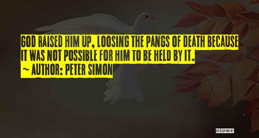 Possible Death Quotes By Peter Simon