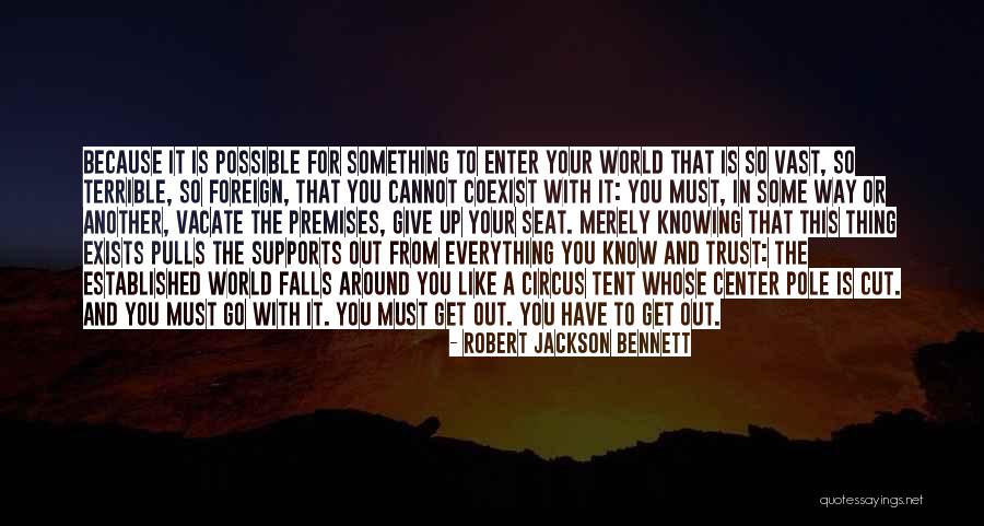 Possible To Cut Quotes By Robert Jackson Bennett Possible To Cut Quotes By Robert Jackson Bennett
