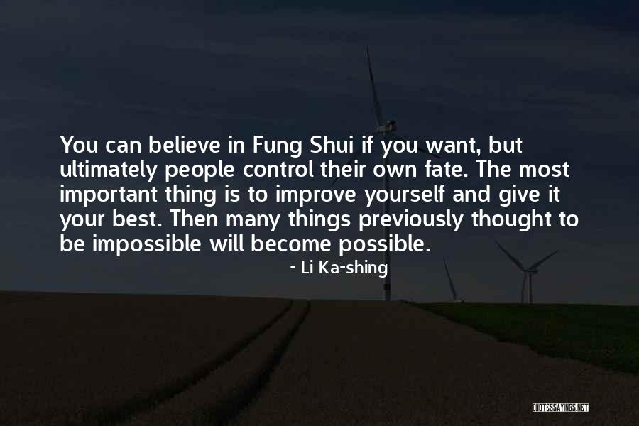 Possible To Impossible Quotes By Li Ka-shing Possible To Impossible Quotes By Li Ka-shing