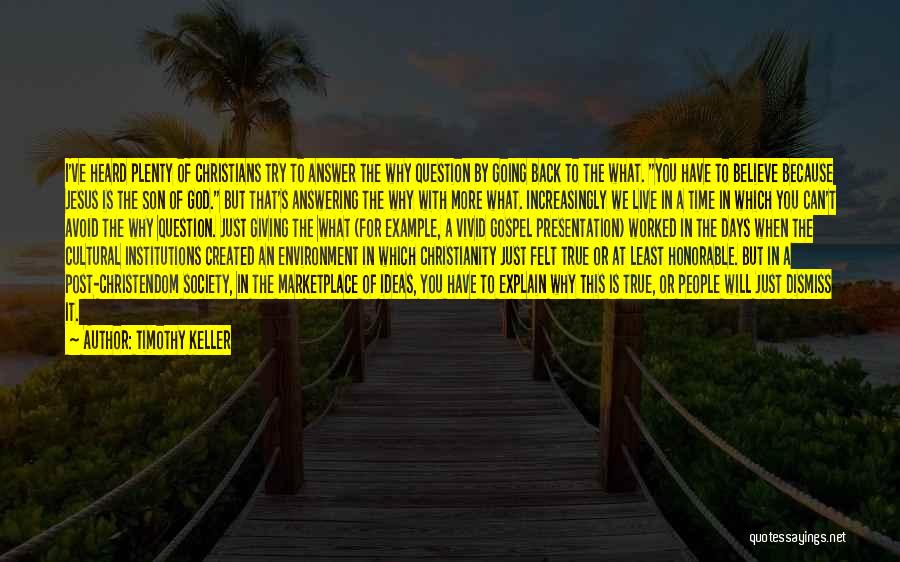 Post It Quotes By Timothy Keller