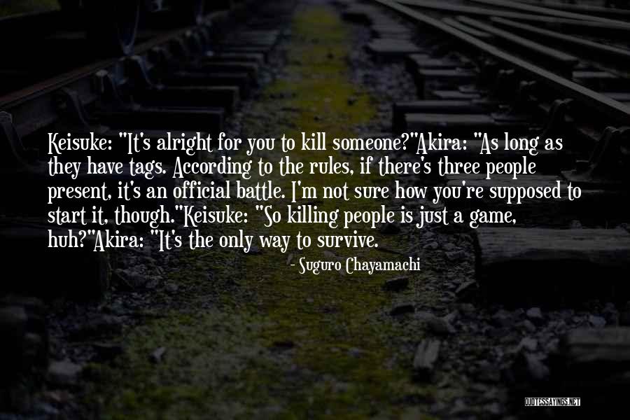 Post Killing Quotes By Suguro Chayamachi Post Killing Quotes By Suguro Chayamachi