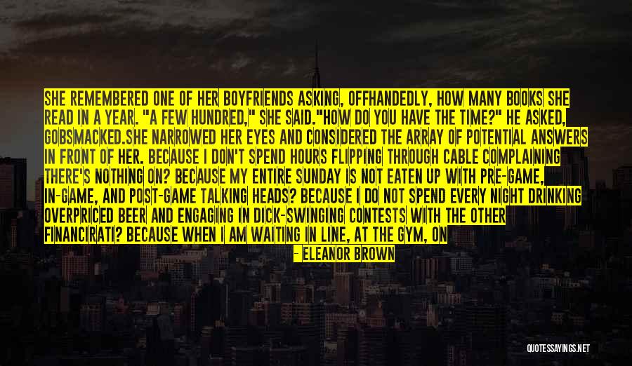 Post Lunch Quotes By Eleanor Brown Post Lunch Quotes By Eleanor Brown