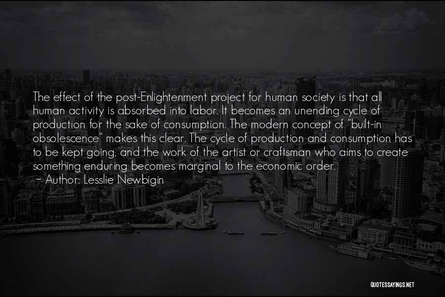 Post Production Quotes By Lesslie Newbigin