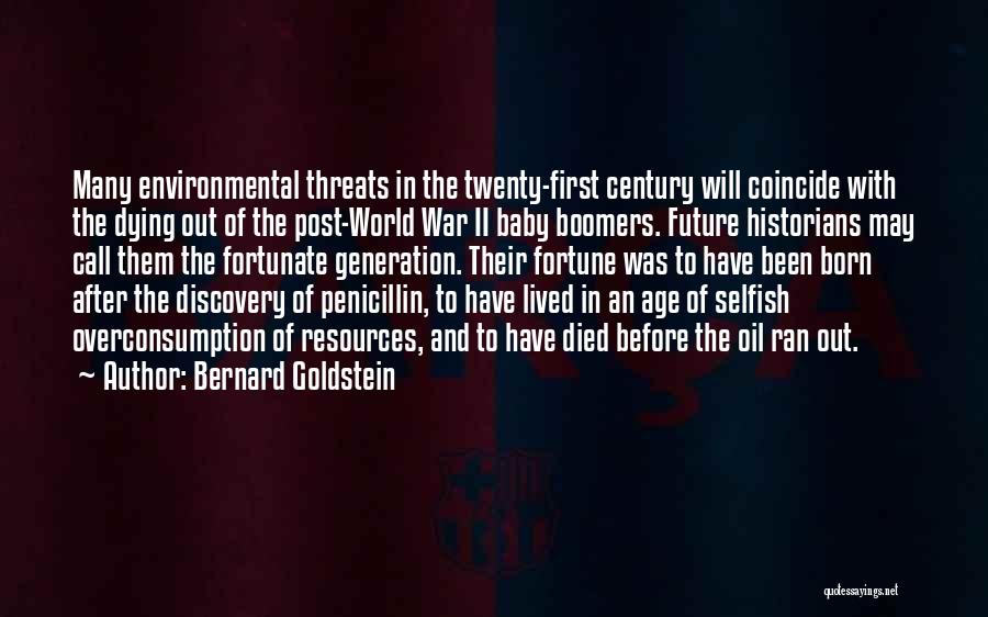 Post World War 2 Quotes By Bernard Goldstein