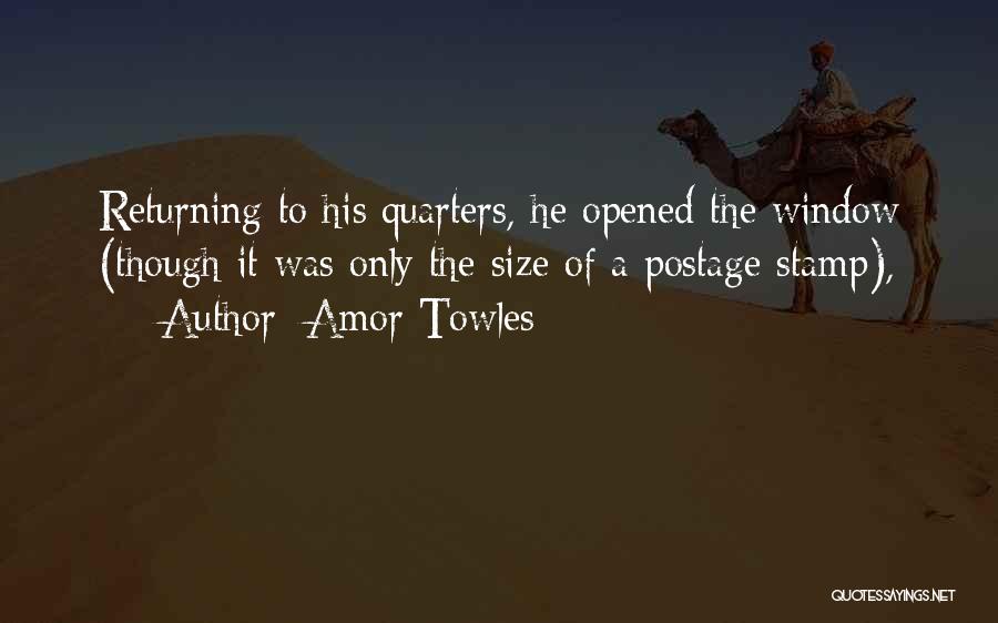 Postage Quotes By Amor Towles