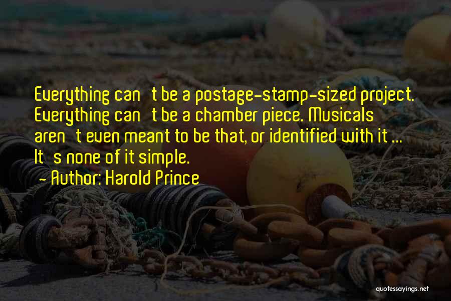 Postage Quotes By Harold Prince