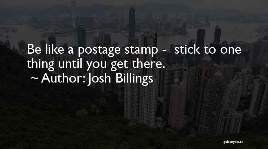 Postage Quotes By Josh Billings