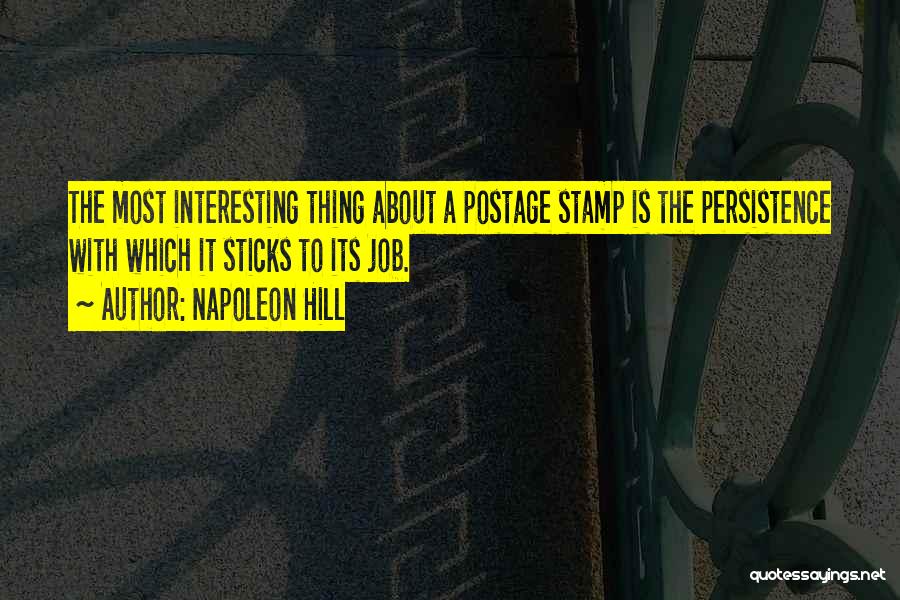 Postage Quotes By Napoleon Hill