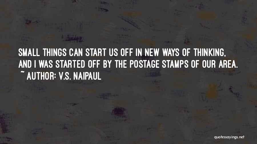 Postage Quotes By V.S. Naipaul