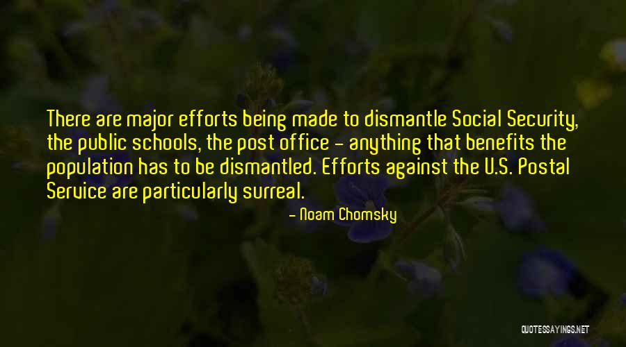 Postal Office Quotes By Noam Chomsky