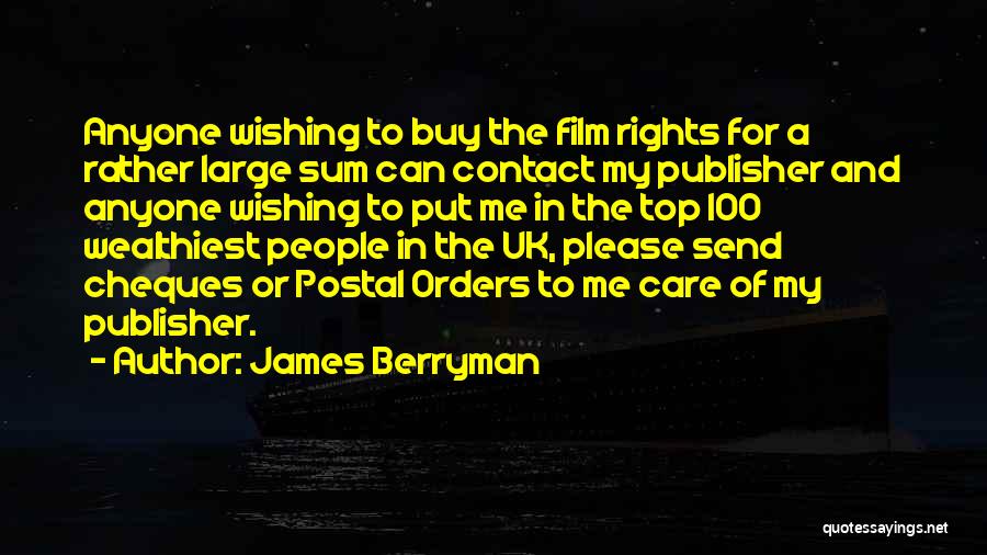 Postal Quotes By James Berryman