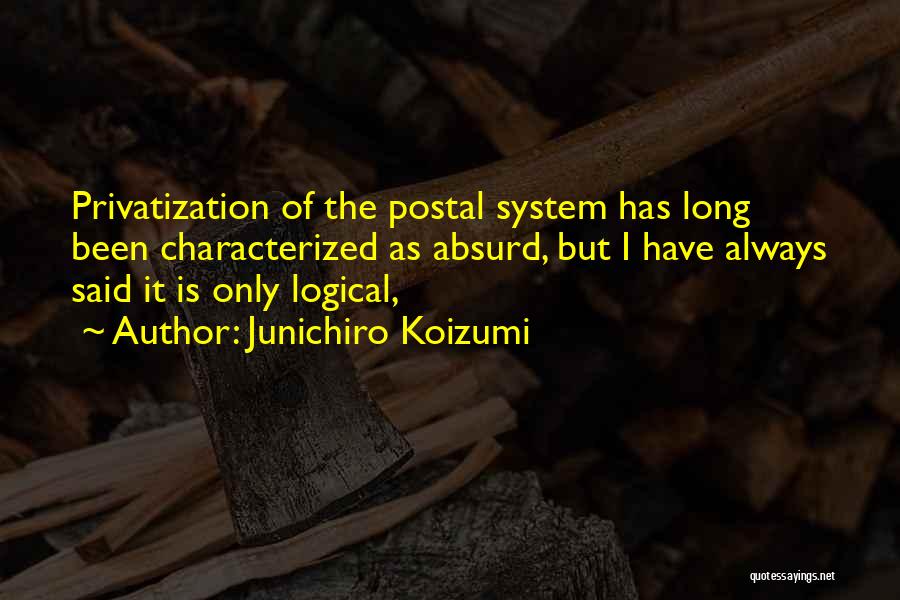 Postal Quotes By Junichiro Koizumi