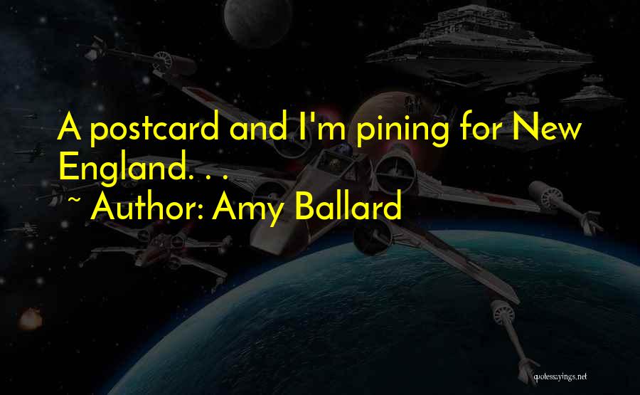 Postcard Quotes By Amy Ballard