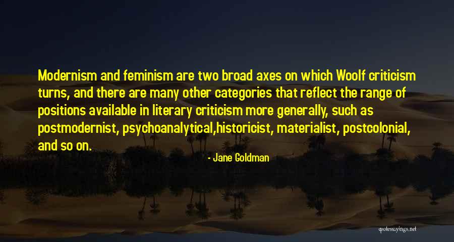 Postcolonial Quotes By Jane Goldman Postcolonial Quotes By Jane Goldman