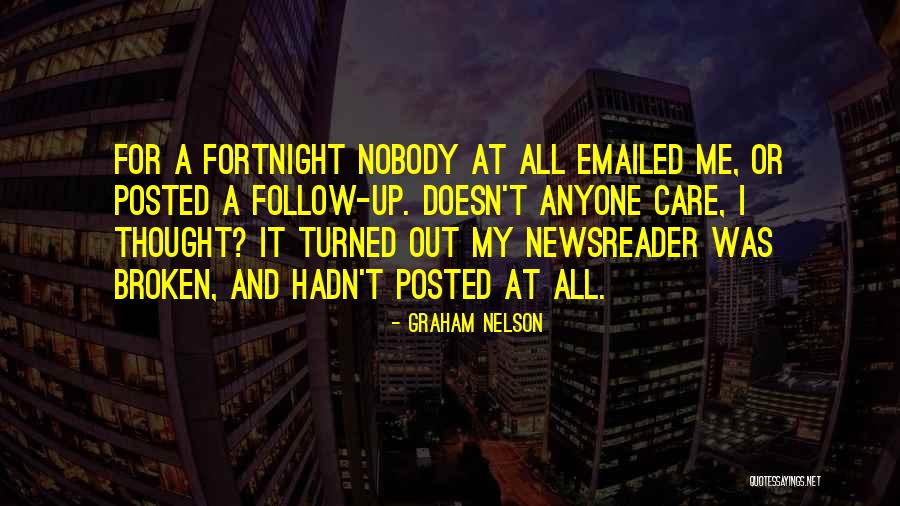 Posted Quotes By Graham Nelson Posted Quotes By Graham Nelson