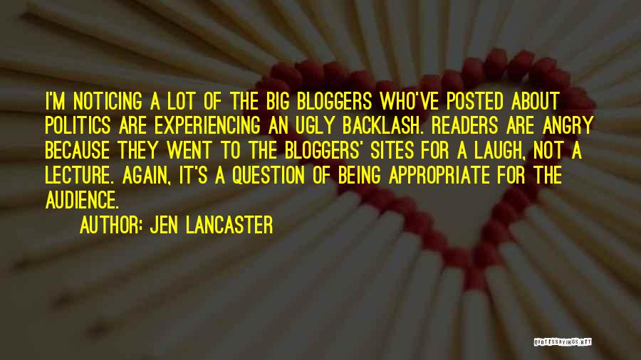 Posted Up Quotes By Jen Lancaster