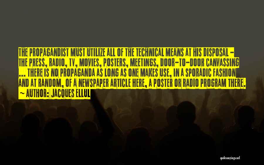 Posters Quotes By Jacques Ellul