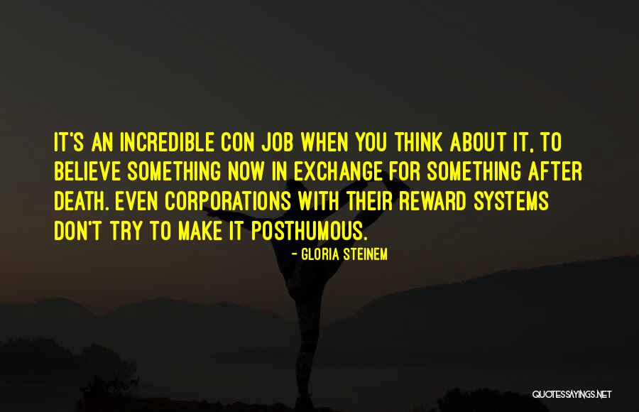 Posthumous Quotes By Gloria Steinem