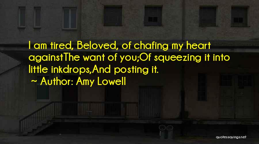 Posting Quotes By Amy Lowell