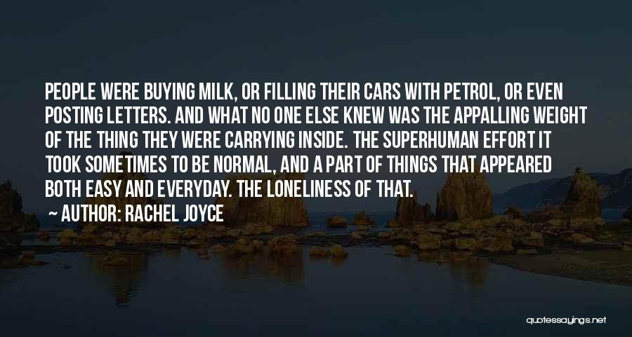 Posting Quotes By Rachel Joyce